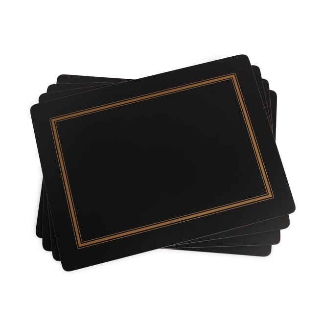 Classic Black Placemats