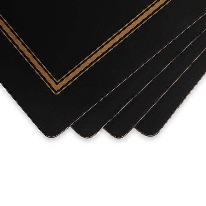 Classic Black Placemats