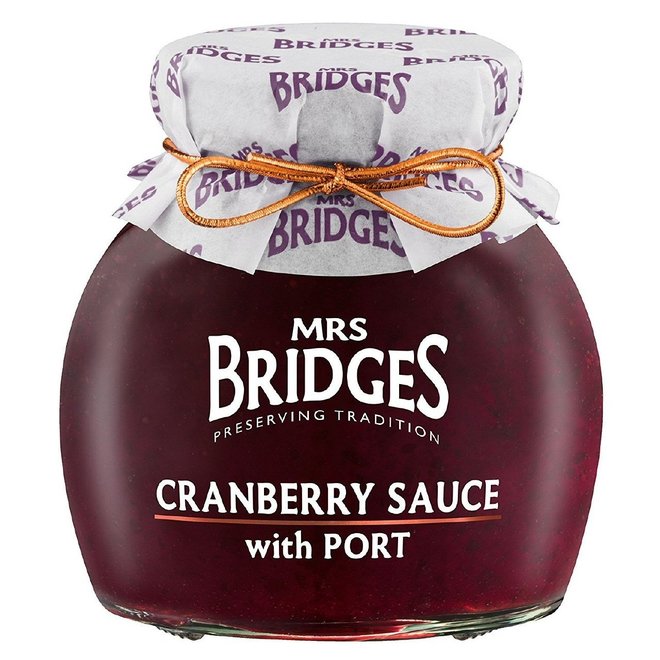 Mrs Bridges Cranberry Sauce with Port 8.8oz