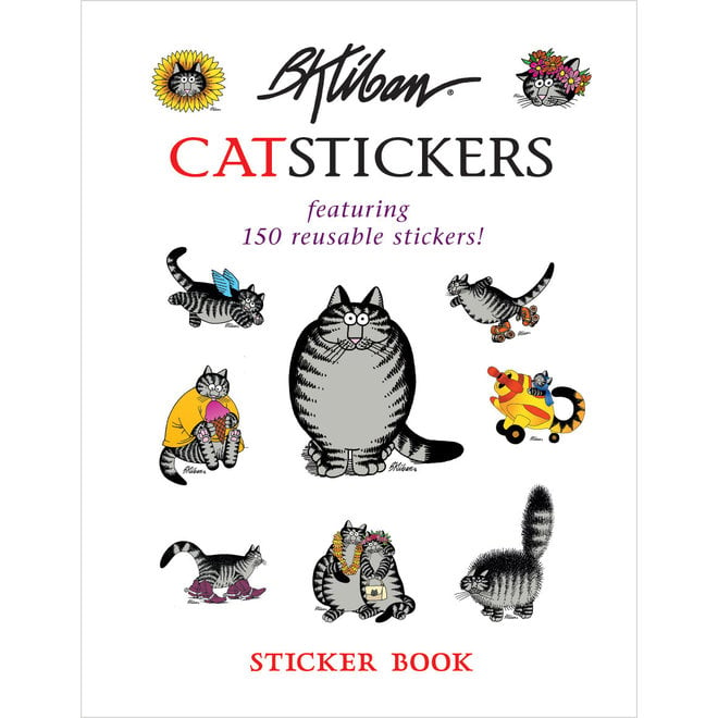 B. Kliban: Cat Stickers Sticker Book