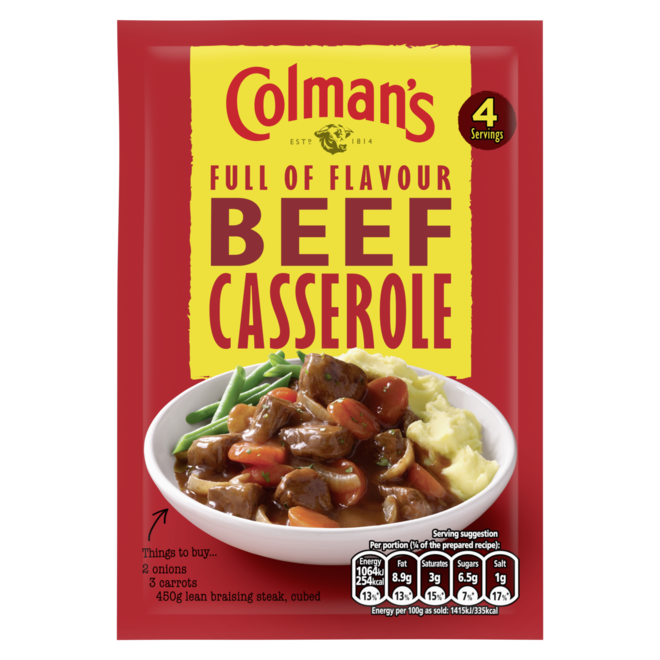 Colman's Beef Casserole Mix