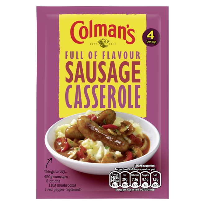 Colman's Sausage Casserole Mix