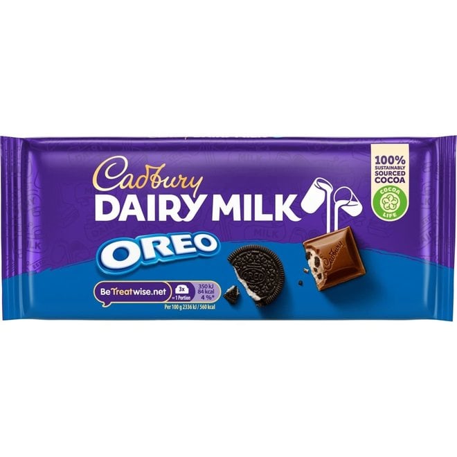 Cadbury Dairy Milk Oreo Bar 120g