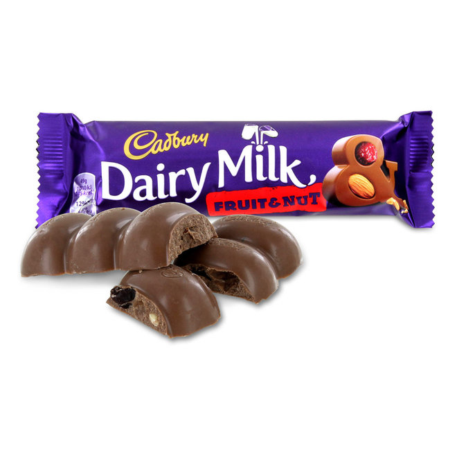 Cadbury Dairy Milk Fruit & Nut, 49g