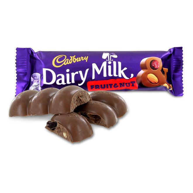 Cadbury Dairy Milk Fruit & Nut Bar 49g