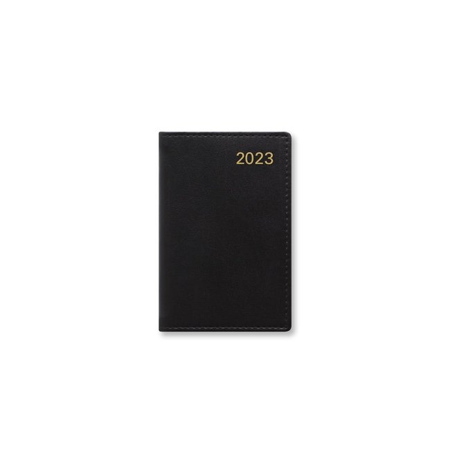 Letts Belgravia Mini Pocket Week to View with Planners 2023 - Black