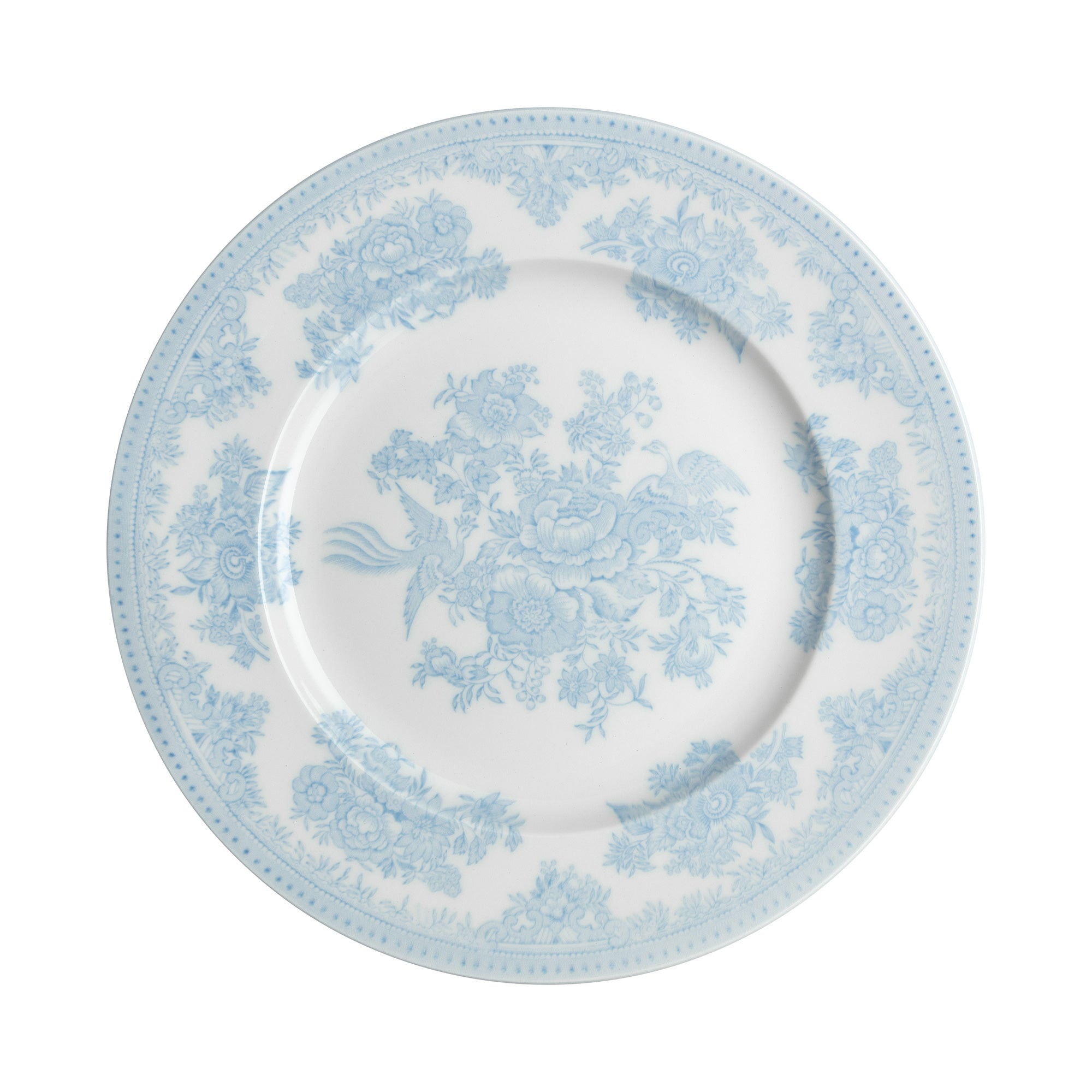 Burleigh Pottery Blue Asiatic Pheasants Medium Plate - British Isles
