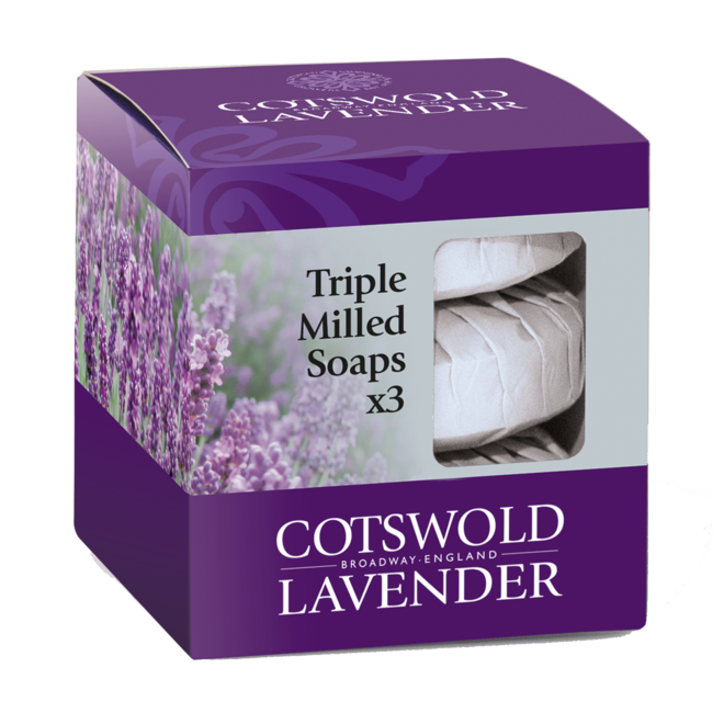 Cotswold Lavender Luxury Soap Gift Box