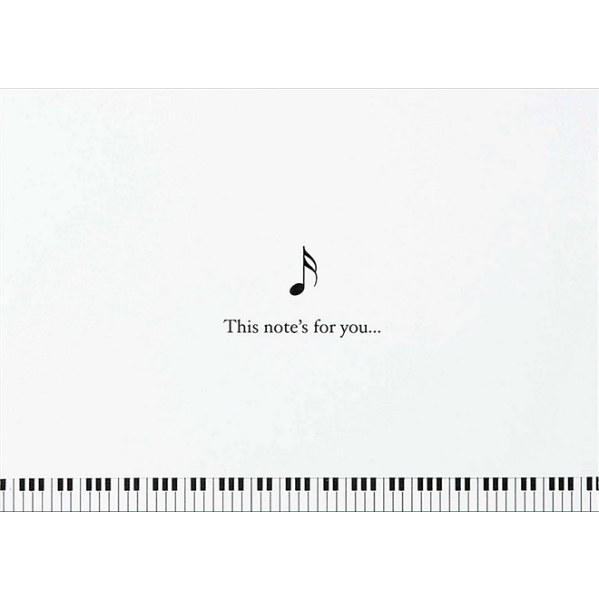 Music Note Boxed Cards