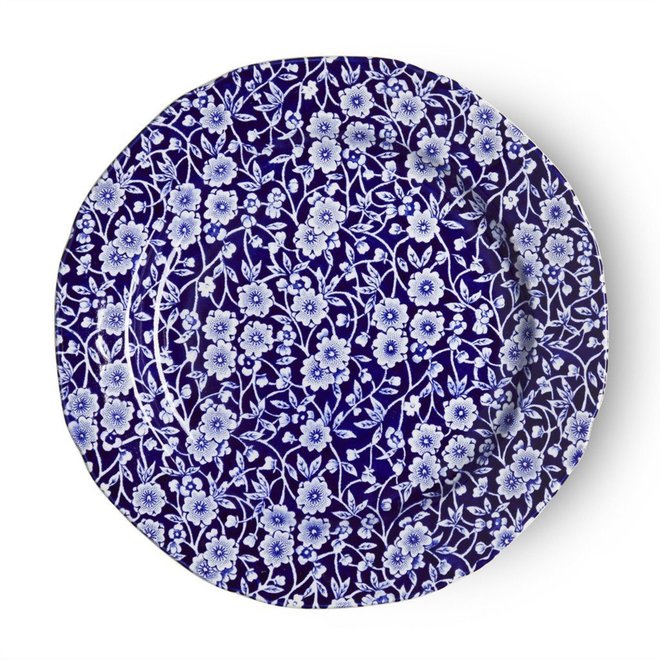 Blue Calico Medium Plate