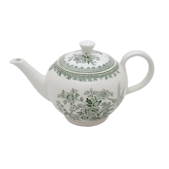 Dark Green Asiatic Pheasants Large Teapot