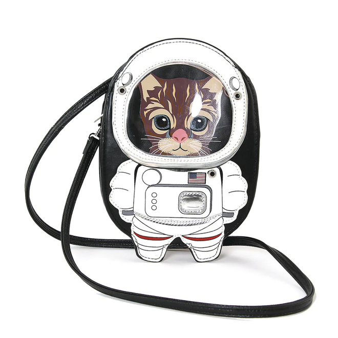 Astronaut Cat Shoulder Crossbody Bag