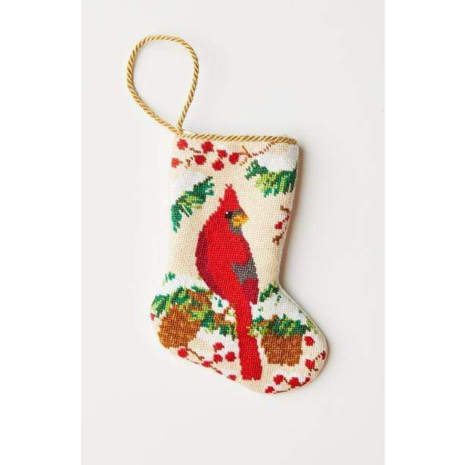 Christmas Cardinal Stocking