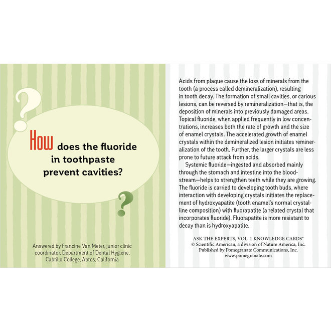 Knowledge Cards: Ask The Experts, Volume I