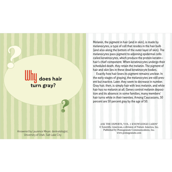 Knowledge Cards: Ask The Experts, Volume I