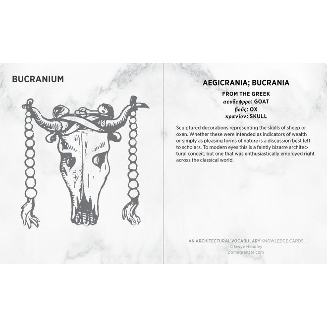 An Architectural Vocabulary Knowledge Cards
