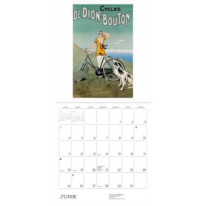 Bicycles: Vintage Posters 2023 Wall Calendar