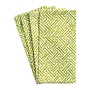 Fretwork Green Cotton Napkin Set