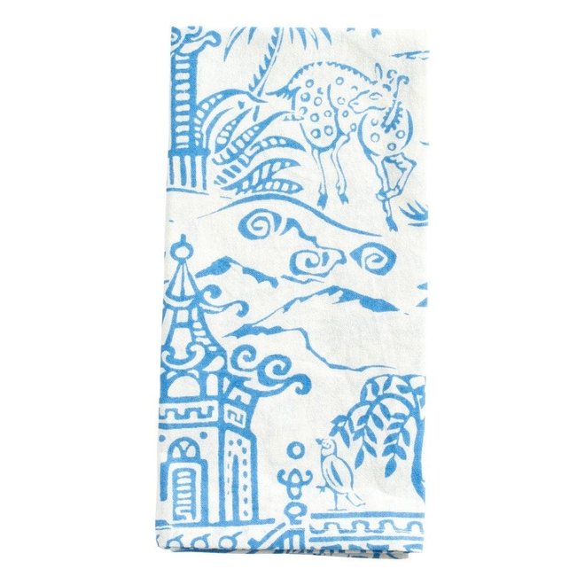 Pagoda Toile Cotton Napkin Set