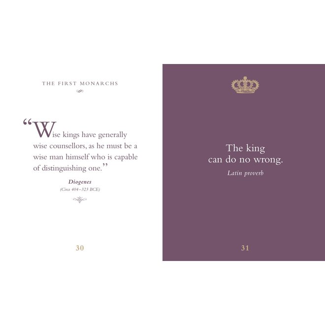 The Little Book of Kings & Queens: A Jewelled Collection of Royal Wit & Wisdom