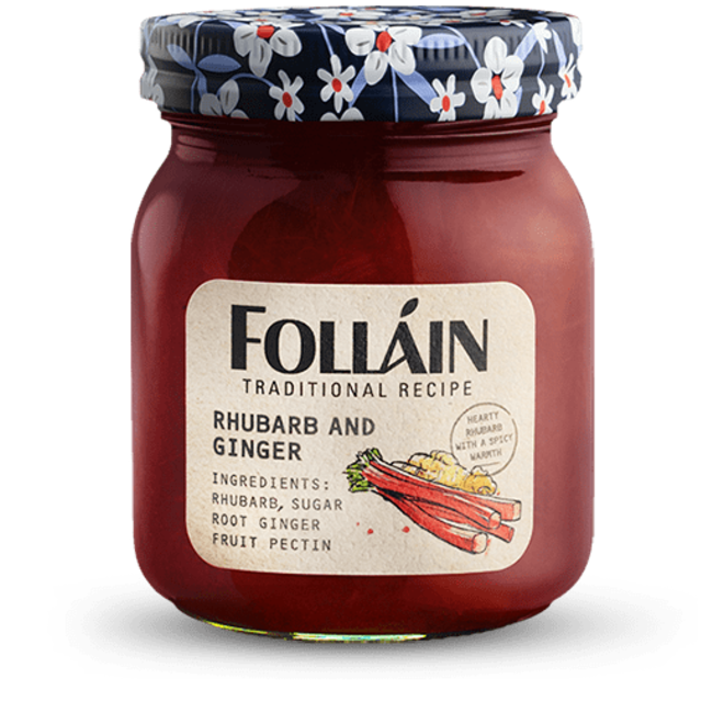 Folláin Rhubarb & Ginger Jam