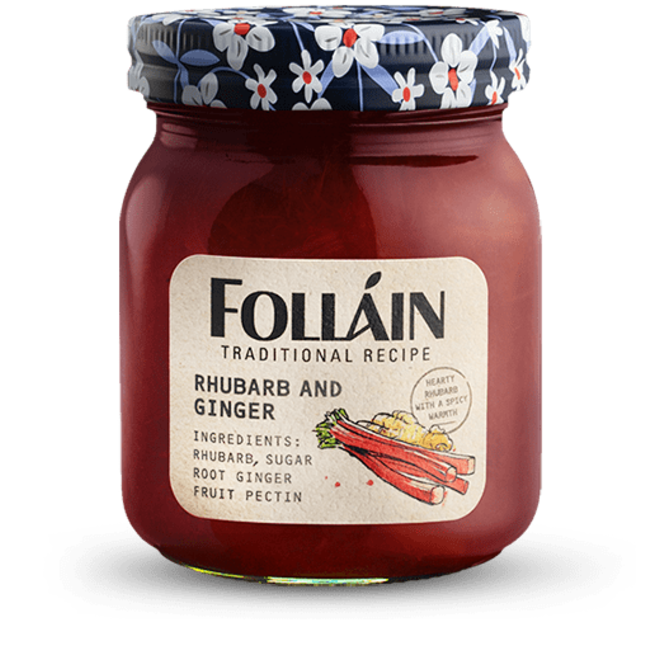 Folláin Rhubarb & Ginger Jam