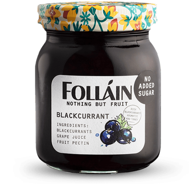 Folláin Nothing But Fruit Blackcurrant Jam