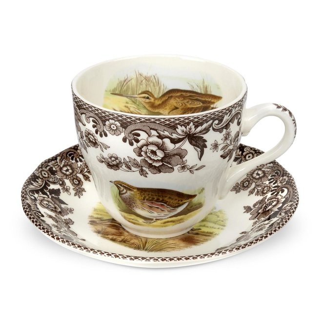 Woodland Tall Teacup (Birds)