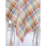Sunwashed Plaid Tablecloth, 60" x 90"