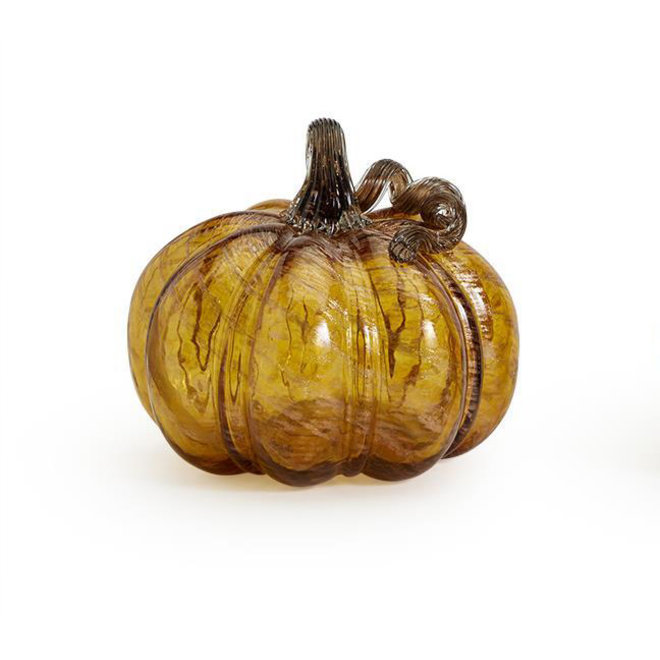 Amber Glass Pumpkin