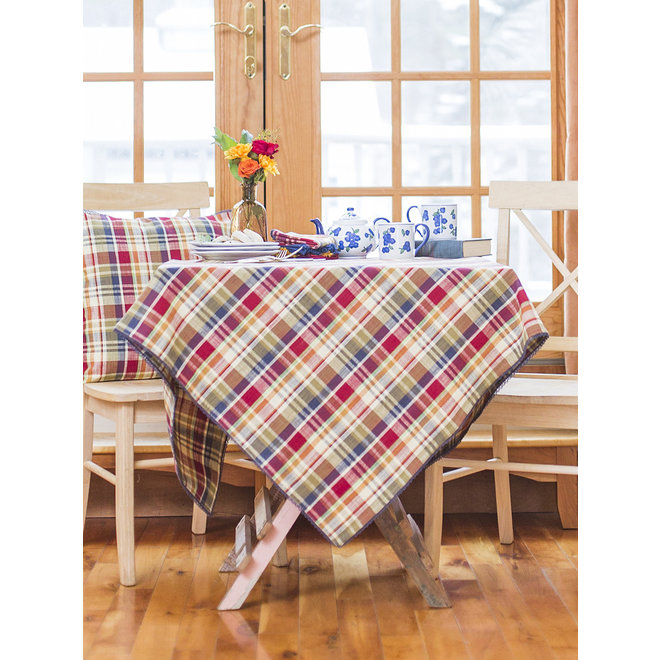 Bountiful Plaid Tablecloth, 54" x 54"