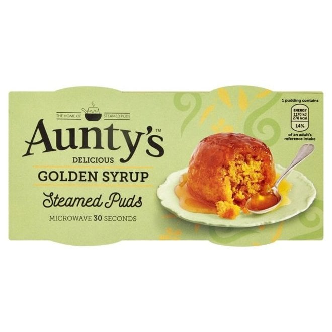 Aunty's Golden Syrup Puddings