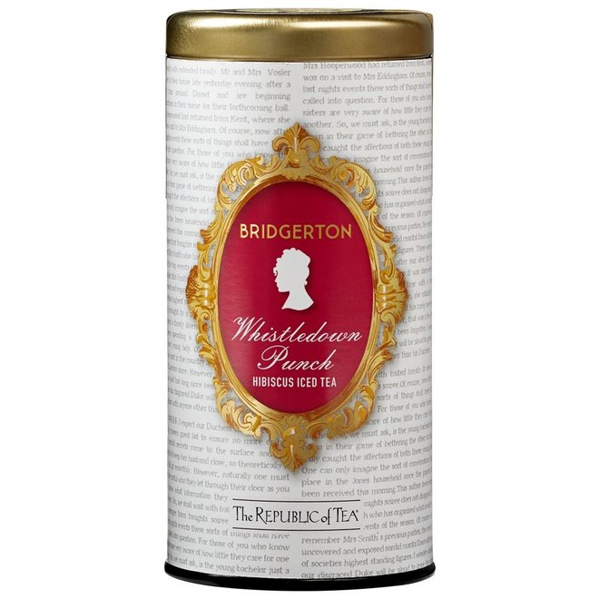 Republic of Tea Bridgerton Whistledown Punch Hibiscus Iced Rooibos 6s