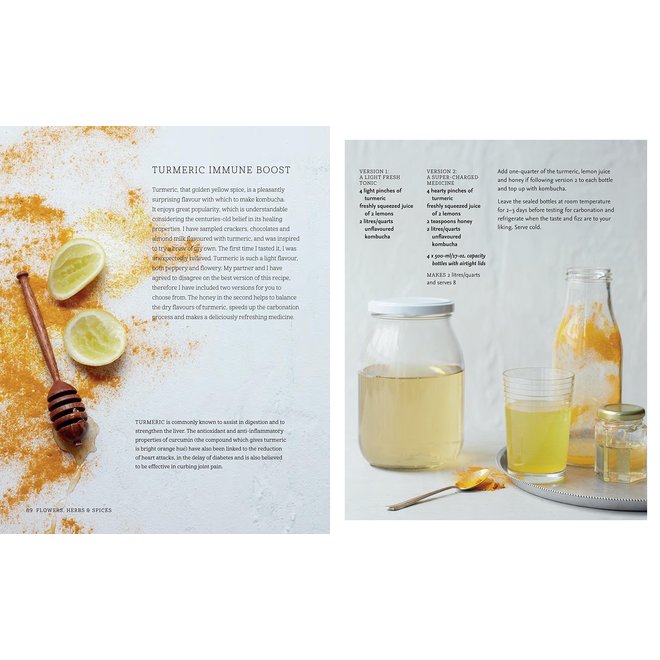 Living Tea: Healthy Recipes for Naturally Probiotic Kombucha Recipe Book