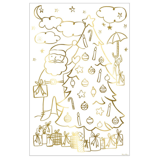 Christmas Coloring Posters Set