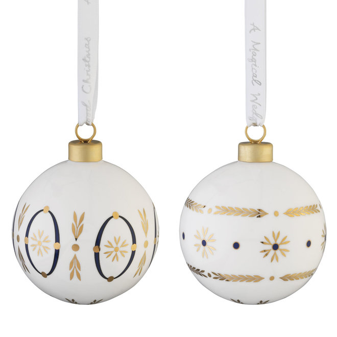 Renaissance Gold Christmas 2022 Bauble Ornament Set