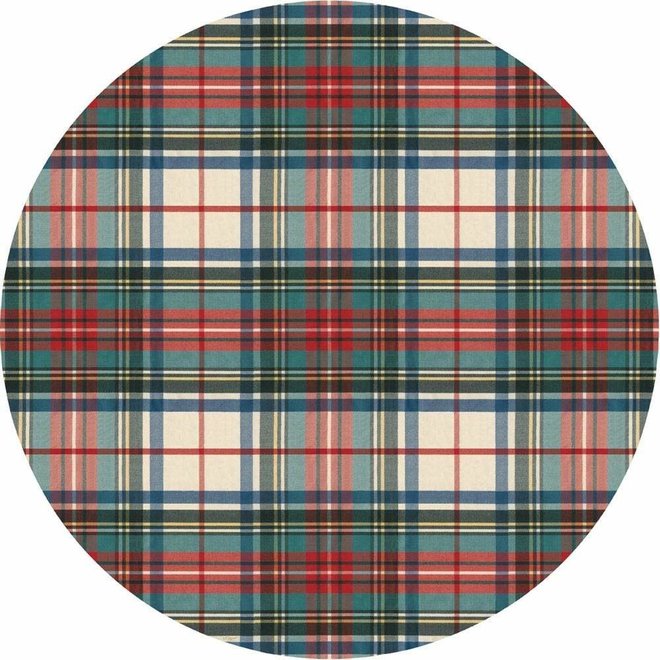 Stewart Dress Tartan Round Placemat