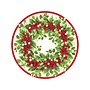 Holly & Berry Wreath Round Placemats