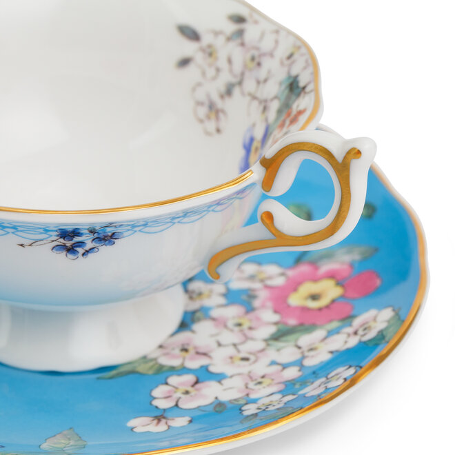 Wonderlust Apple Blossom Teacup & Saucer
