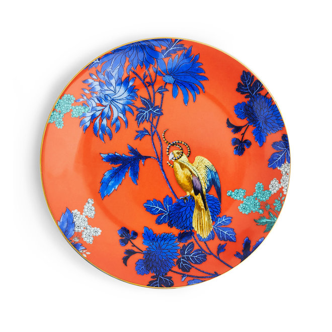 Wonderlust Golden Parrot Plate