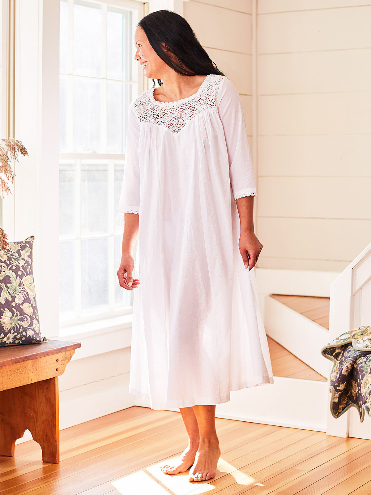 April Cornell Heirloom Lace Nighty British Isles