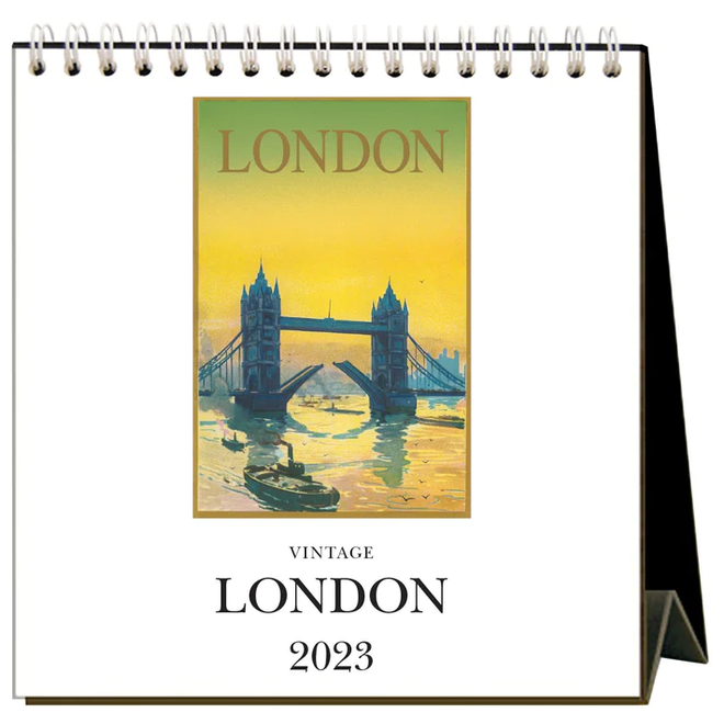Vintage London 2023 Desk Calendar