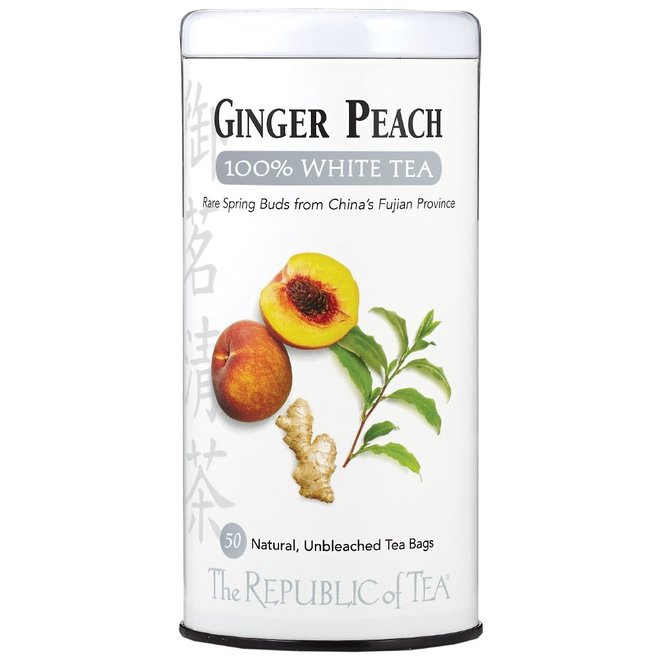 Republic of Tea Ginger Peach White 36s