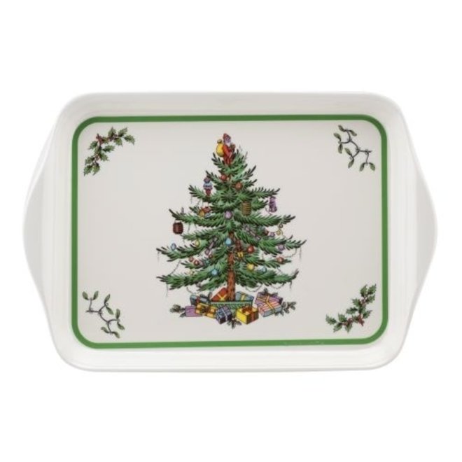 Christmas Tree Nutcracker Mugs & Tray Set
