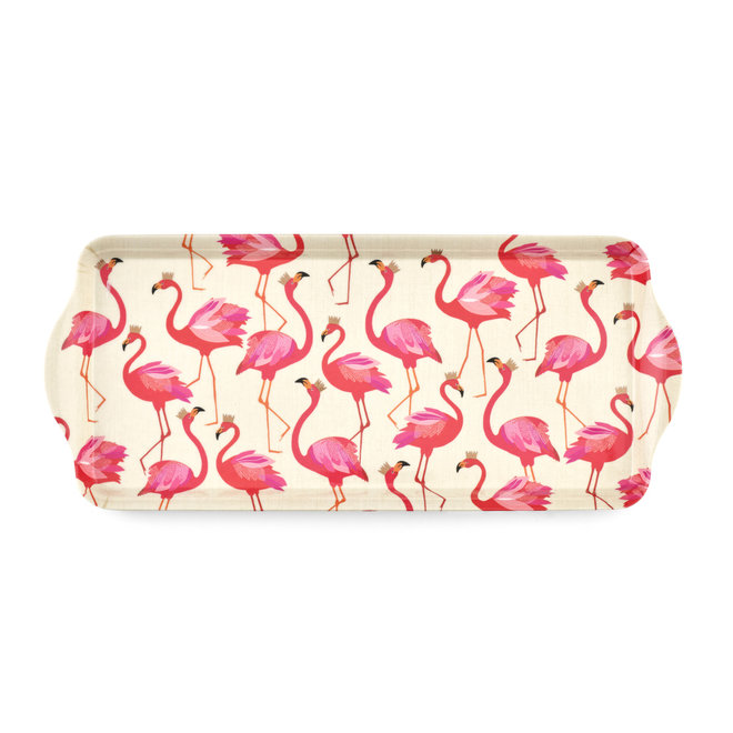 Sara Miller Flamingo Sandwich Tray