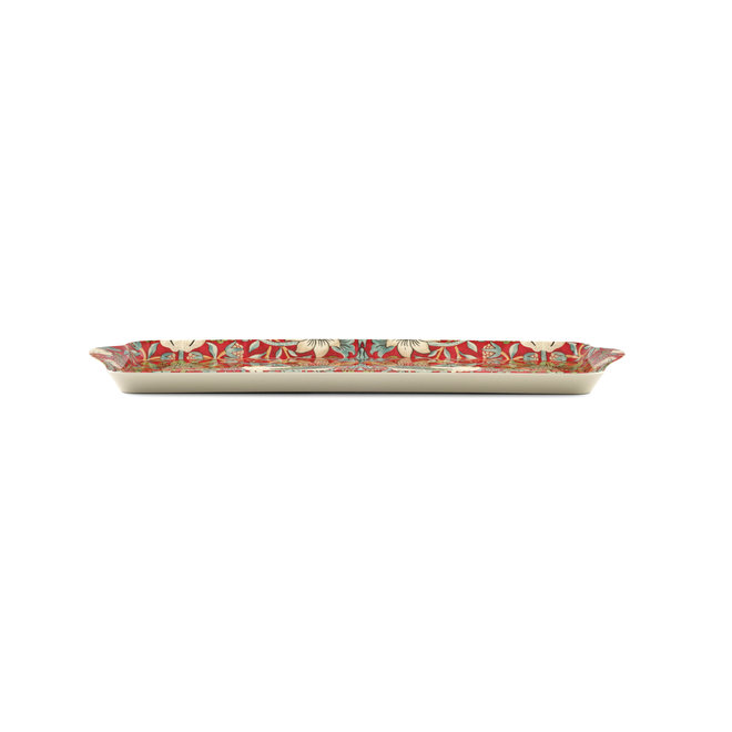 Strawberry Thief Red Sandwich Tray
