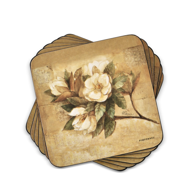 Pimpernel Sugar Magnolia Coasters