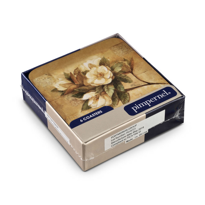 Pimpernel Sugar Magnolia Coasters