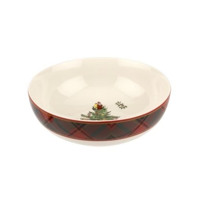 Christmas Tree Tartan Bowl