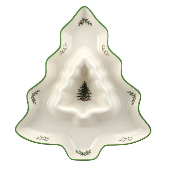 Spode Christmas Tree Baking Dish, Porcelain